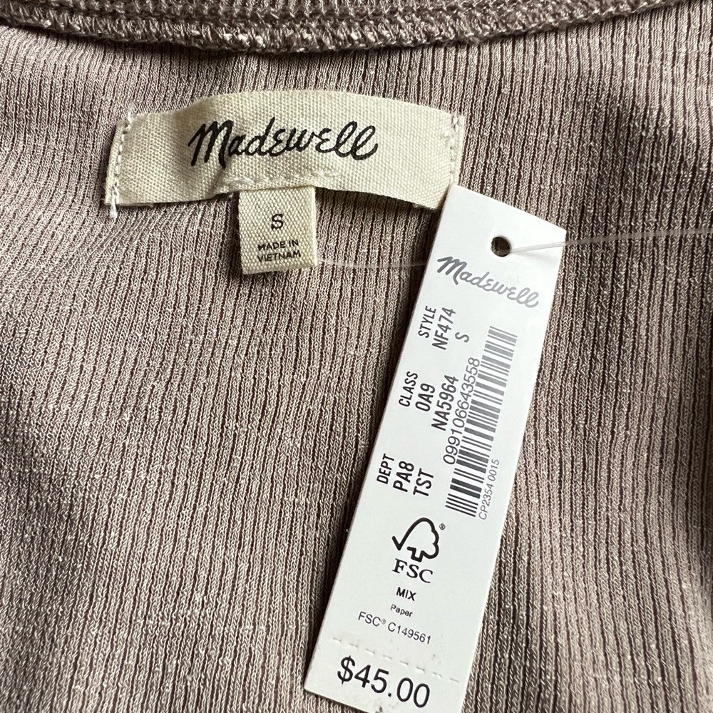 MADEWELL Ribbed Knit Tank S - Picture 4 of 7